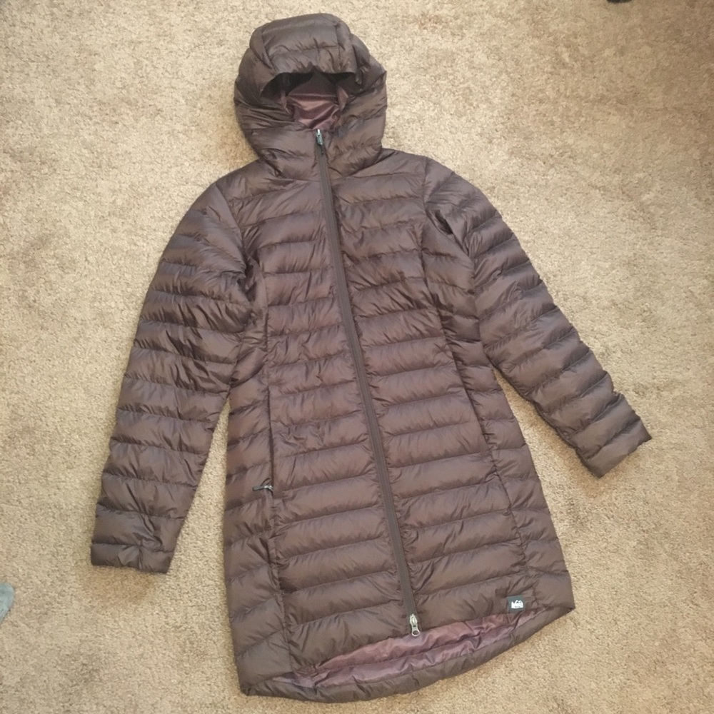 REI Long Down Puffer NWOT